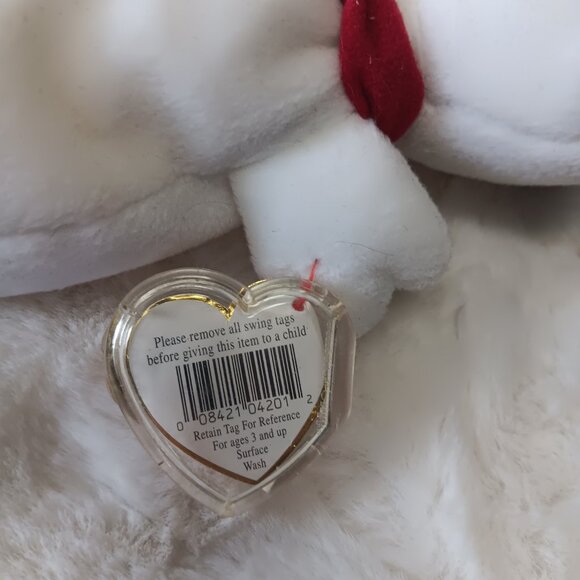 Ty beanie baby set of 2 - 1997 Teddy and 1996 Snowball with original tags - Picture 6 of 14